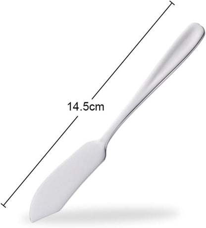 Stainless Steel Butter Knife, Cute Mini 5.7 inches Cheese Dessert Knives Breakfast Spreads Kitchen Knives for Butter Sandwiches Cheese(Rose Gold)