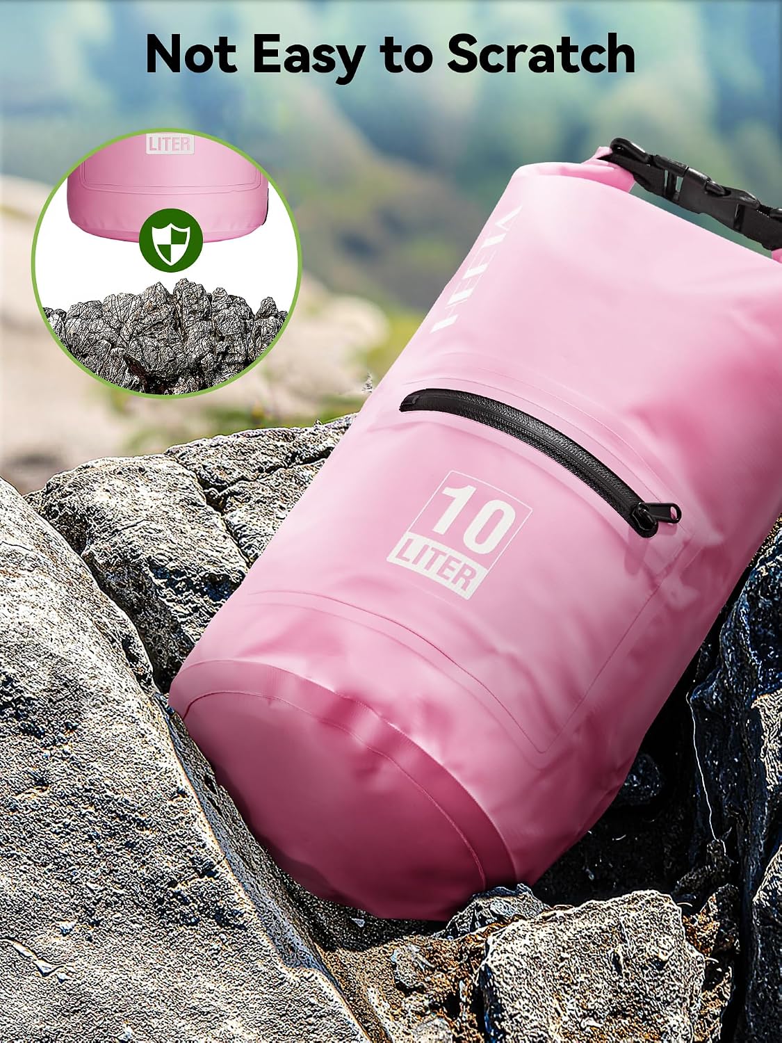 Waterproof Dry Bag Backpack with Zippered Pocket 5L/10L/20L/30L/40L