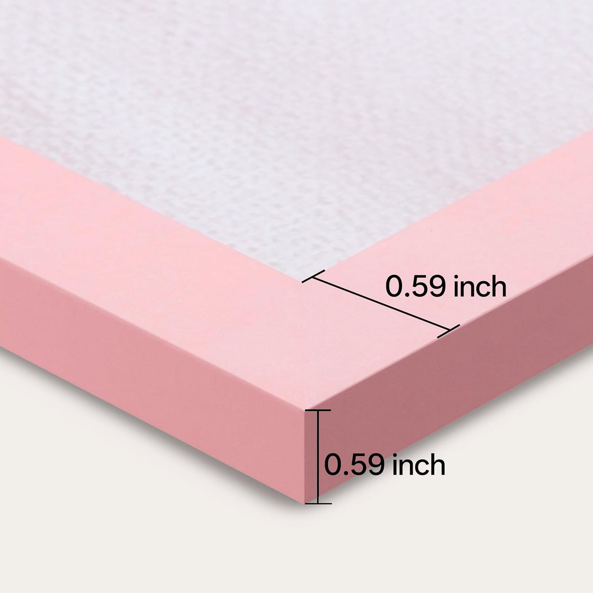 8x10 Picture Frame with 5x7 Mat, Pink, 1-Pack