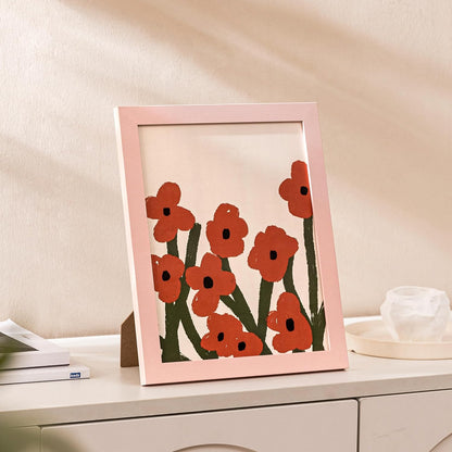 8x10 Picture Frame with 5x7 Mat, Pink, 1-Pack