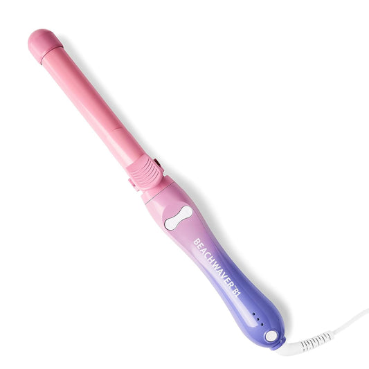 The Beachwaver Co. B1 Rotating Curling Iron - Pink Sunset | Automatic 1-Inch Ceramic Curling Iron - Most Common Barrel Size for All Hair Lengths! | Auto-Shut Off, Travel-Friendly, Dual Voltage