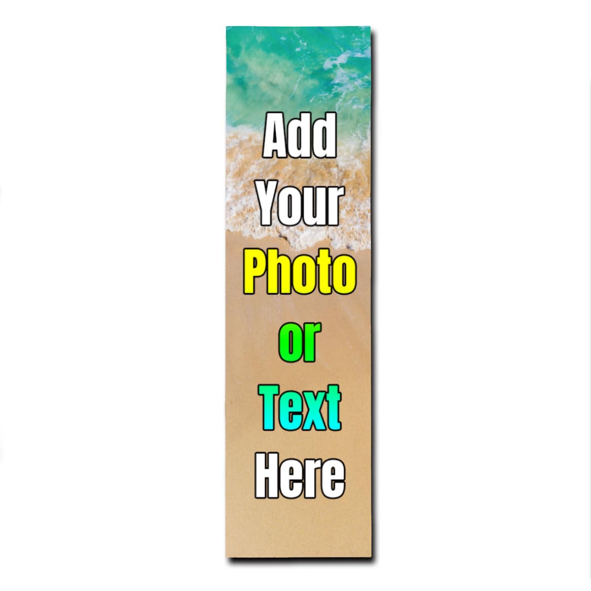 Personalized Skateboard Grip Tape with Photo, Custom Name Image Logo Waterproof Skateboard Stickers Non-Slip 9x33 Inch Customized Gifts for Men Women, HotPink