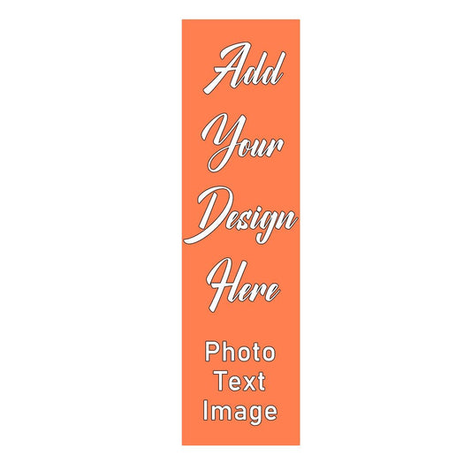 Personalized Skateboard Grip Tape with Your Own Photo Text Name Logo 9"x33" Custom Waterproof Scooter Stickers Show Your Design Customize Sticker Gifts for Family Friends, Coral