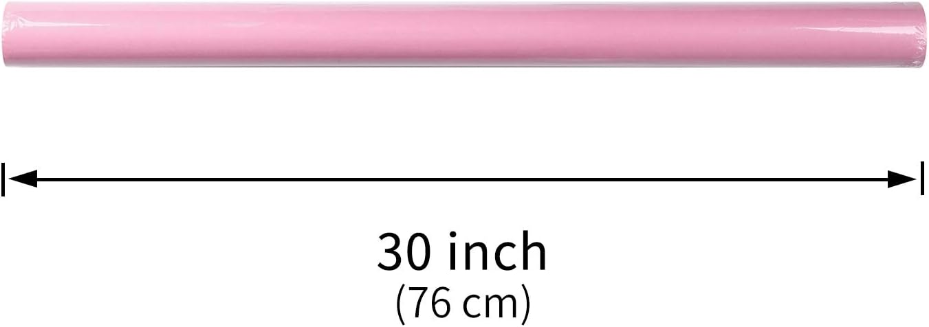 RUSPEPA 30"x 393"(32.8') Pink Kraft Wrapping Paper Large Jumbo Roll, Recyclable Light Pink Gift Wrap Paper for Wedding Gift Wrapping, Table Cover, Craft Supplies, Mother's Day Bouquet Flower, 80GSM