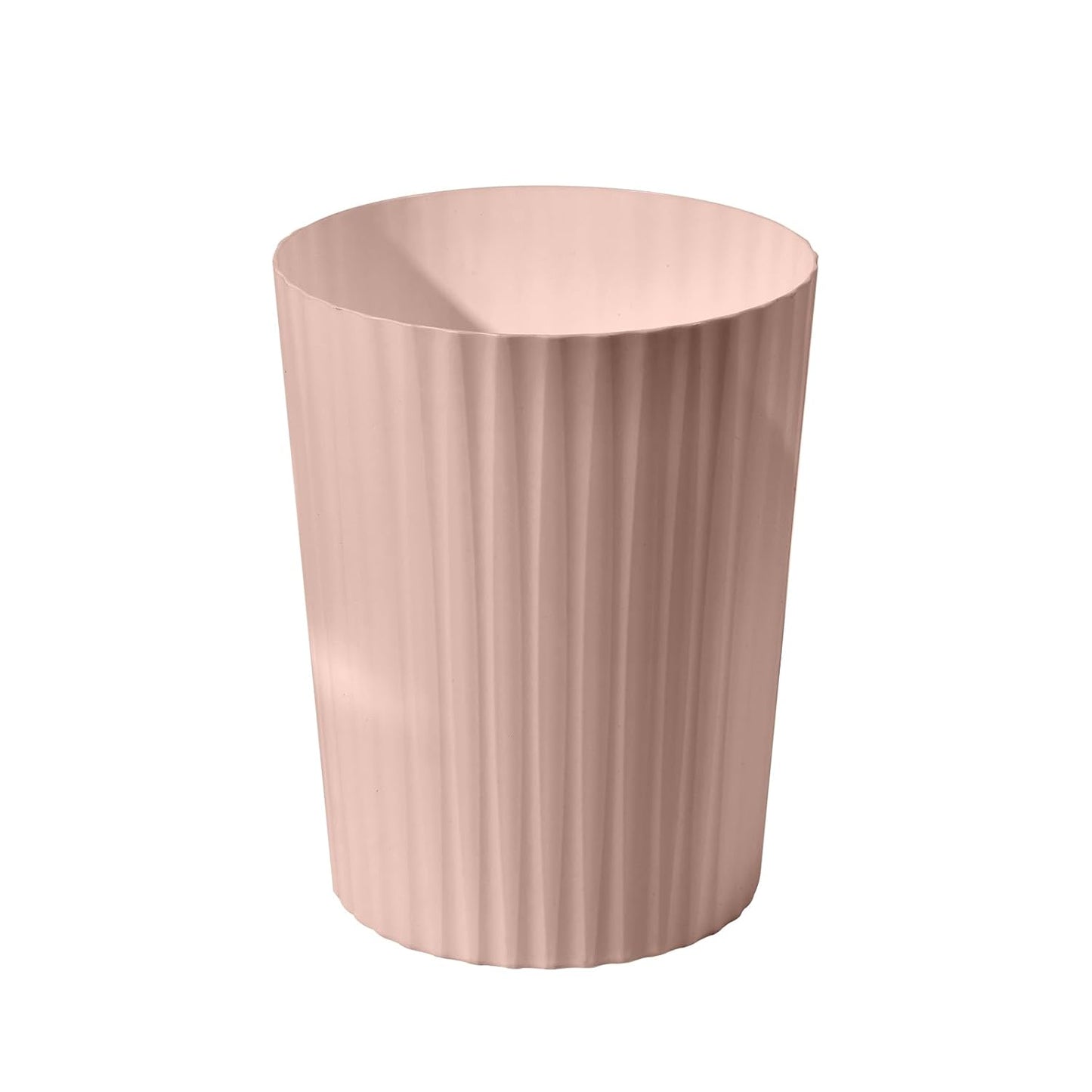 Versatile 2 Gallon Plastic Trash Can - The Compact Bin for Bathroom, Kitchen, or Home Office - Pink