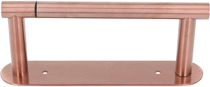 Toilet Paper Holder Wall Mount, 304 Stainless Steel Rustproof Toilet Tissue Roll Holder for Kitchen Bathroom (Rose Gold)