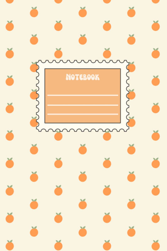 Notebook: Cute Peach Pastel Journal Notebook, Kawaii Peach Composition Notebook, Cute Stationary, Peach Diary, Blank Lined