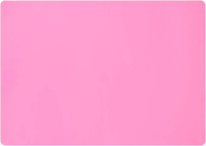 Gartful Extra Large Silicone Mats for Countertop, 28" by 20" Multipurpose Mat, Counter Table Protector, Desk Saver Pad, Placemat Nonstick Nonskid Heat-Resistant Pad, Pink