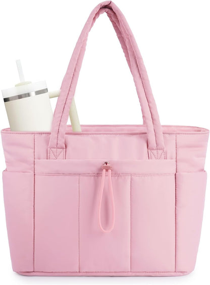 Wandering Nature Tote Bag for Women, Puffy Handbags for Work, Travel, Nurse