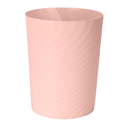 Small Plastic Trash Can - 1.8 Gallon - Pink - Wastebasket Garbage Can Container - Bathrooms, Laundry Room, Kitchens, Offices