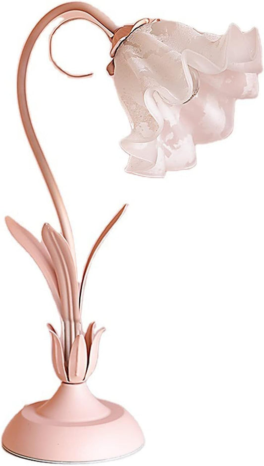AngelcityCC Flower Table Lamp Reading Light Bedside Vintage Flower Night Light Bedside Lamps Living Room Bedroom Lighting Table Lamps Home Decor