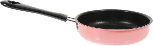 VANZACK Nonstick Mini Frying Pan Small Egg Fryer Skillet Pink Induction Compatible Lightweight Cookware for Breakfast and Home Cooking