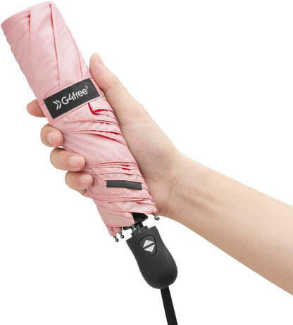 G4Free Travel Sun Umbrella - UPF 50+ UV Protection, 40 Inch Mini Super Slim Small Size Umbrella, Portable Automatic Open and Close