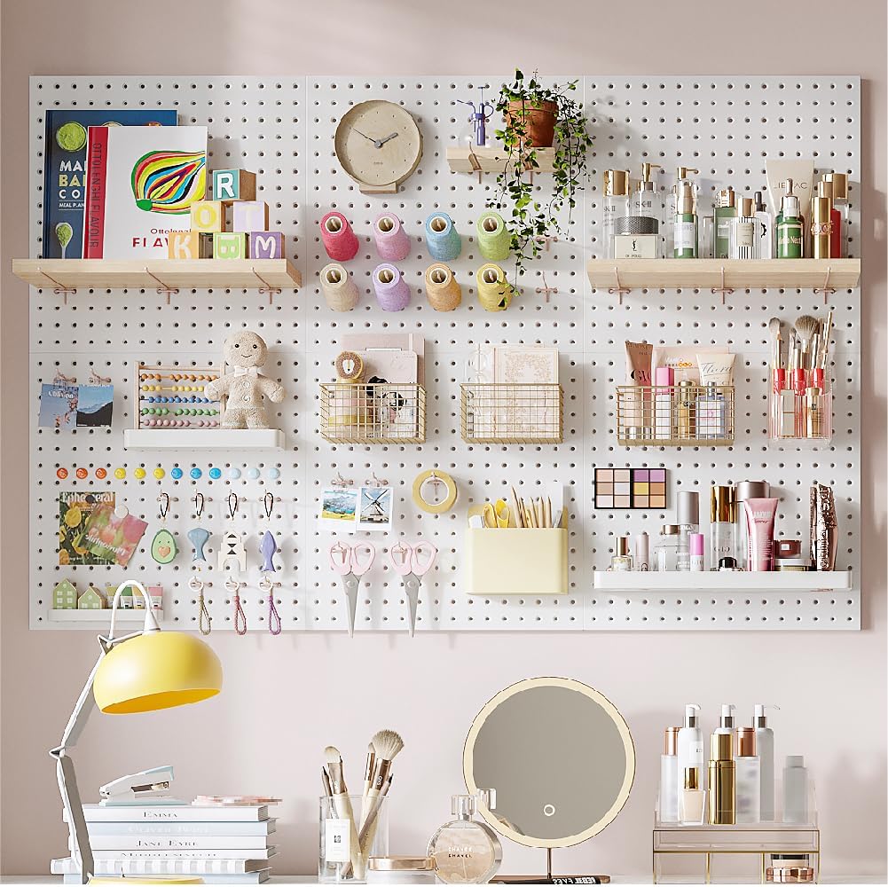 50 Pack 4 Inch Pink Pegboard Hooks with Rubber Tips