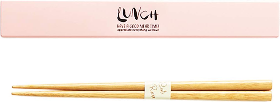 Takenaka T-96473 Roof Bunny Chopsticks and Case Set, Pink, 7.1 inches (18 cm)