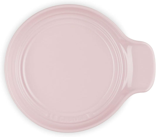 Le Creuset Stoneware Signature Round Spoon Rest 6", Chiffon Pink