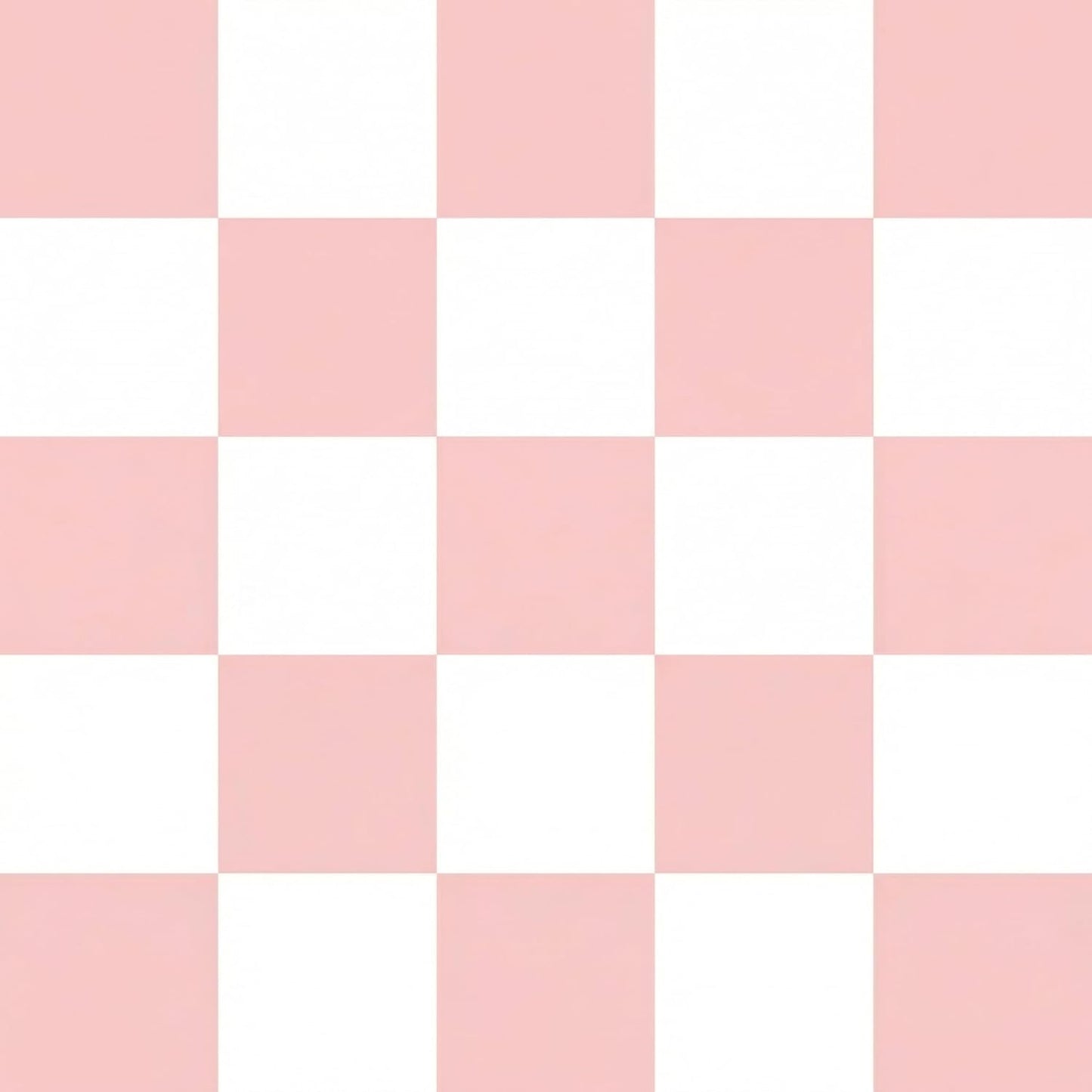 Pink and White Checkered Shower Curtain, Water Proof, Quick Dry, 12 Metal Roller Ball Hooks Included, Machine Washable, Modern Bathroom Decor (Pink and White, W72×L72)