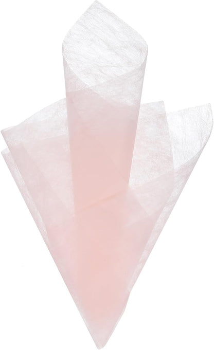 PATIKIL 11.8 inches Tissue Flower Wrapping Paper, 120 Sheets Waterproof Floral Bouquet Wraps Gift Packaging Tissue for Party Birthday Wedding Holiday Decorations Crafts, Pink