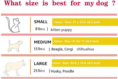 Gigreinc Dog Bed for Small Dogs - Cute Pink Leopard Dog Bed,Cat Beds for Indoor Cats Washable - Square Shape Cat Dog Sofa Bed Pet House Nest Cave(M, 20.8"L x 18"W x 5.5"）