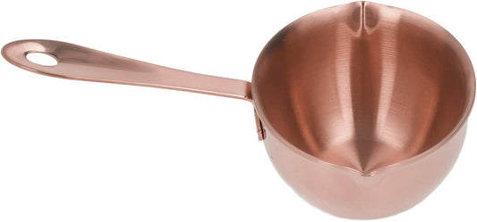 304 Stainless Steel Saucepan, Effective Home Cooking Pan for Hot Oil Spill Prevention for Chefs Stainless Steel (Rose Gold)
