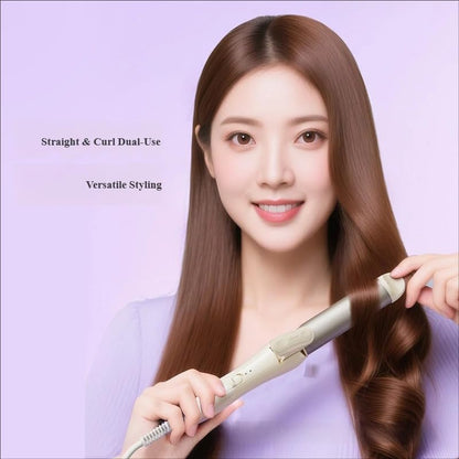 Ceramic 1.6 Inch Big Barrel Curling Iron, Produces Flawless Waves, Curling Iron for Use on Medium and Long Hair, 2 Heat Setting Curling Iron, Auto Shut-Off,Pink