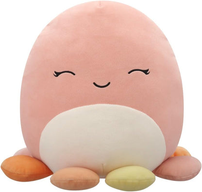 Squishmallows Original 12in Melina The Happy Peach Octopus – Official Jazwares Plush (Medium-Sized)