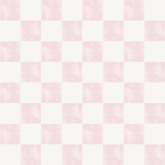 VEELIKE Soft Pink Checkered Peel and Stick Wallpaper 17.7''x118'' Pastel Blush Checkerboard Contact Paper for Cabinets Walls Removable Self Adhesive Girly Wallpaper for Bedroom Nursery Bathroom Vanity