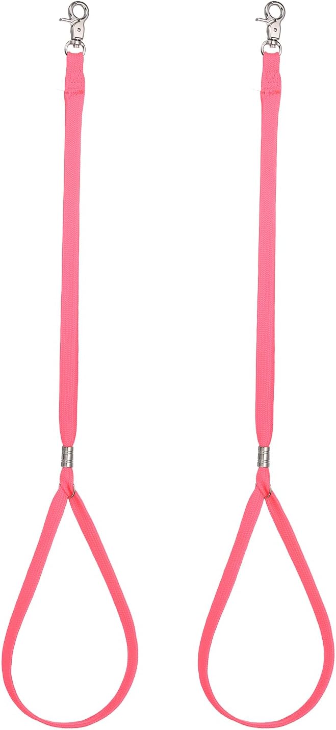 Pet Dog Grooming Loop, Dog Cat Safety Rope, Nylon Adjustable Groomer Helper Pet Grooming Loop Leash, (Pink, 2 Pcs), Intended for Small Medium Puppies/Bathing/Hair Cutting/Washing
