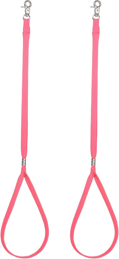 Pet Dog Grooming Loop, Dog Cat Safety Rope, Nylon Adjustable Groomer Helper Pet Grooming Loop Leash, (Pink, 2 Pcs), Intended for Small Medium Puppies/Bathing/Hair Cutting/Washing