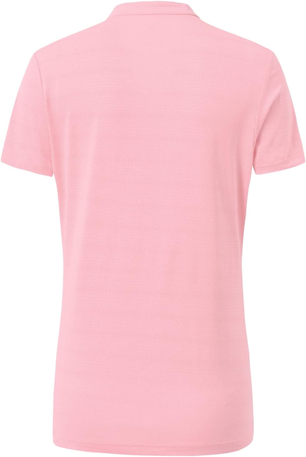 BASUDAM Women's Golf Polo Shirts V-Neck Short Sleeve Collarless Tennis Running T-Shirts Quick Dry