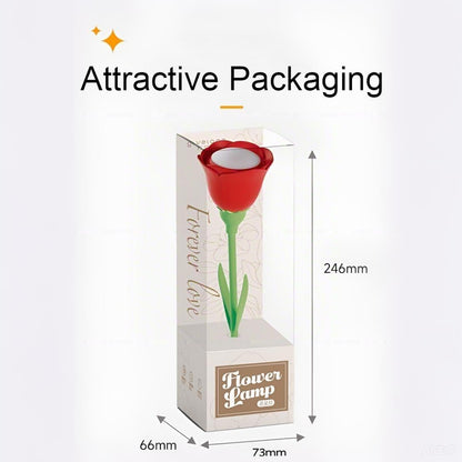Rechargeable Flower Desk Lamp Infinite Dimming Trichromatic Temperature Adjustable Brightness Memory LED Light for Bedroom Study Office (Pink,Sunflower)