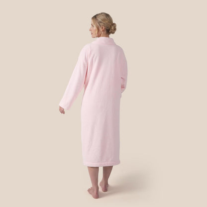 REDKISS Premium Womens Robe, Microfiber Long Bath Robe for Women, Lightweight Soft Women's Bathrobe