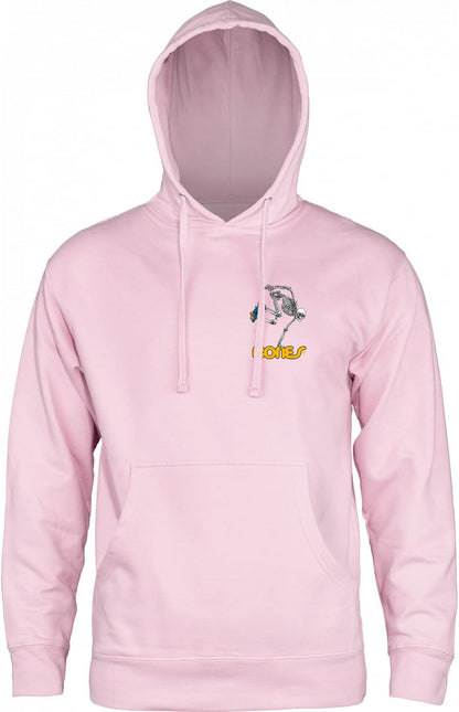 Powell Peralta Skateboard Hoody Skateboard Skeleton Light Pink M