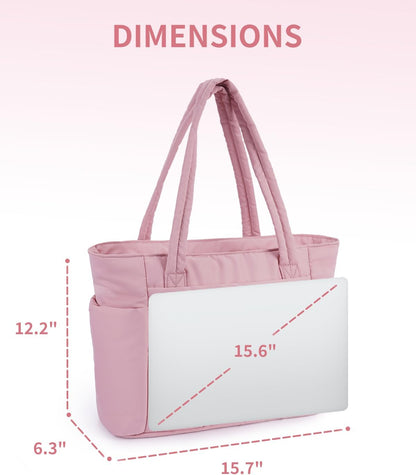 Wandering Nature Tote Bag for Women, Puffy Handbags for Work, Travel, Nurse