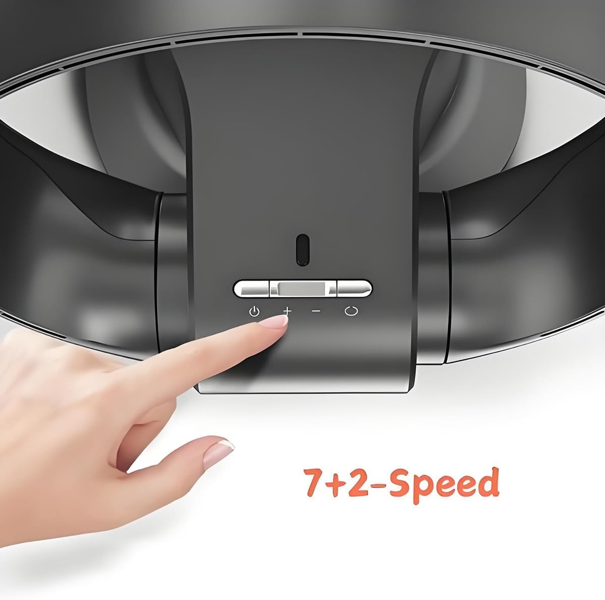 Bladeless Fan for Bedroom, 14in Leafless Wall Mounted Fans, Desk Fans Quiet, 90° Oscillating Fans for Indoors with 7+2 Speeds, with Remote Control/Timer 26 W Power(Pink)