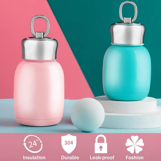 Gets Mini 7 oz Stainless Steel Water Bottle, Portable Small Sports Vacuum Insulated Water Bottle Leak Proof Sport Tumbler Cup Hot and Cold Water Bottle