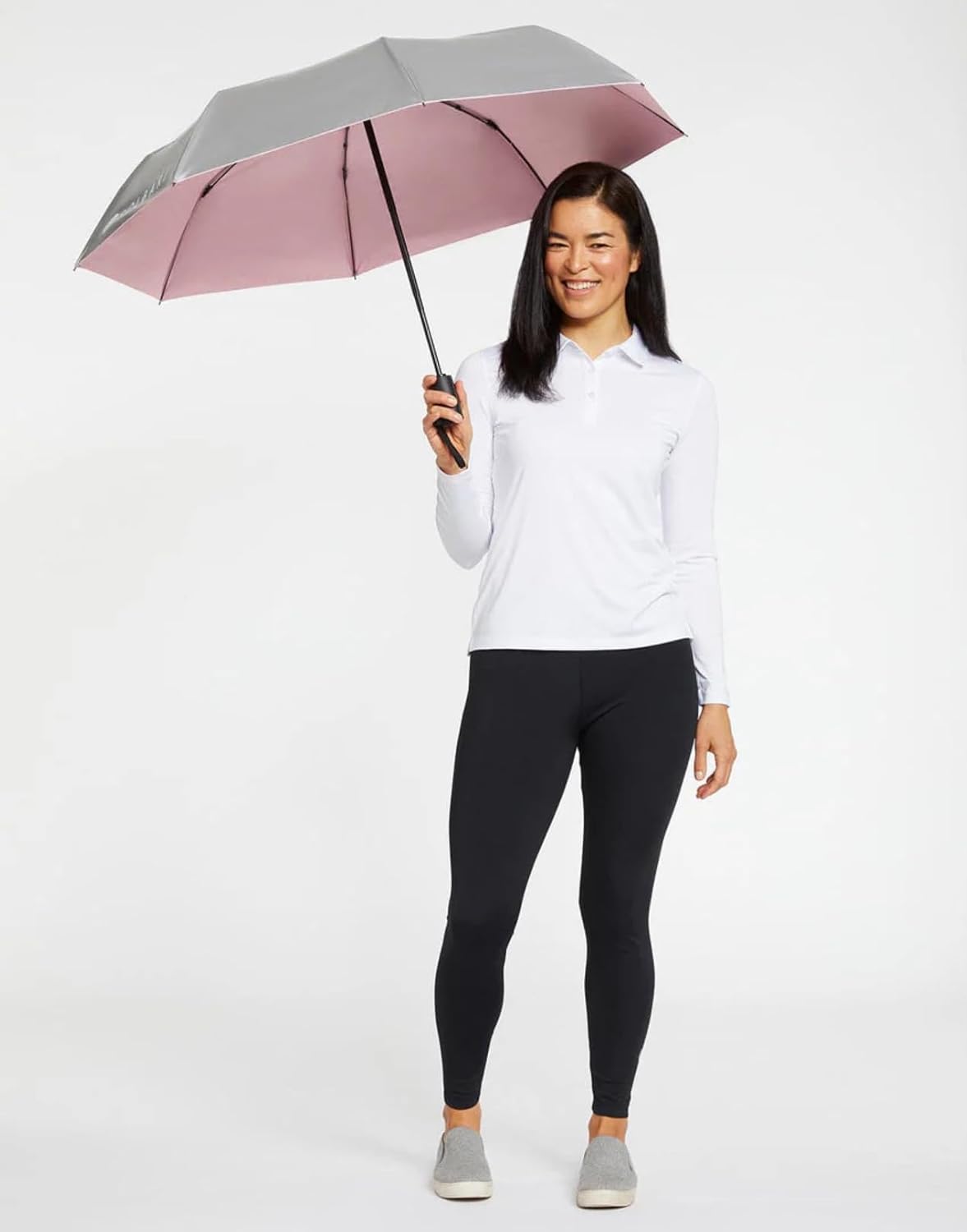 Solbari Compact Sun Protective Umbrella UPF 50+ UV Protection, Ultra-Light & Travel-Friendly, Reflective Sun Protection for Beach, Picnics, & Outdoor Festivals
