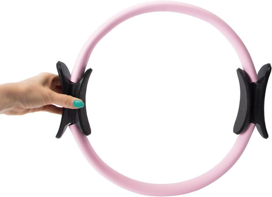 Serie 8 Fitness Pilates Ring, 14 Inch Diameter, Pink