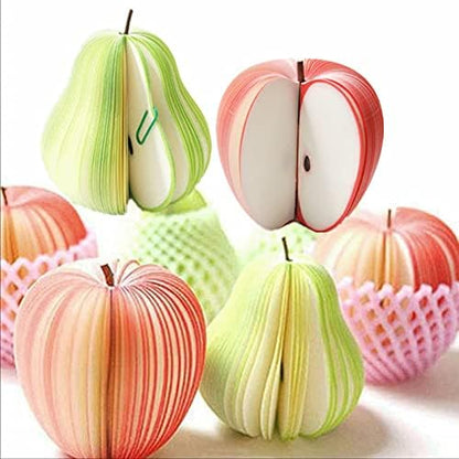 3D Fruit Shaped Portable Mini Sticky Notes Memo Scratch Pads Paper Notepads for Office School Holiday Gifts- Peach