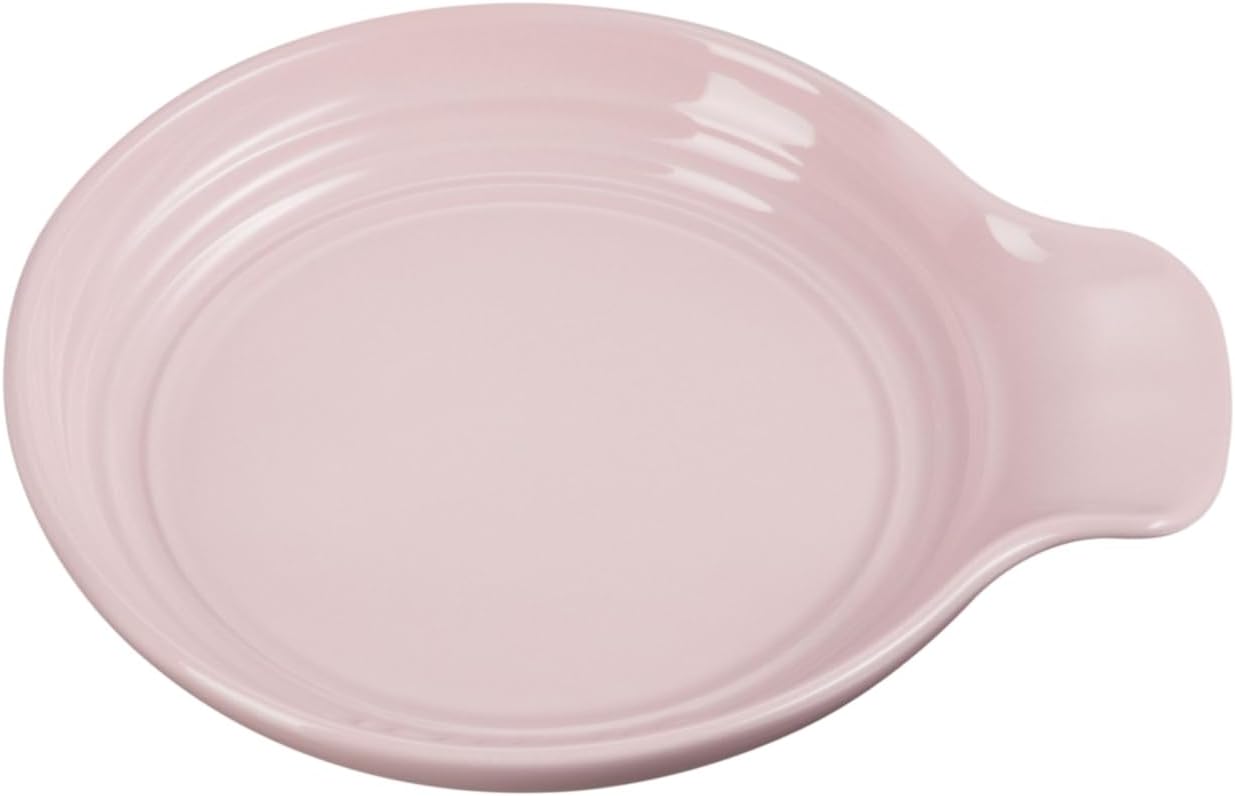 Le Creuset Stoneware Signature Round Spoon Rest 6", Chiffon Pink