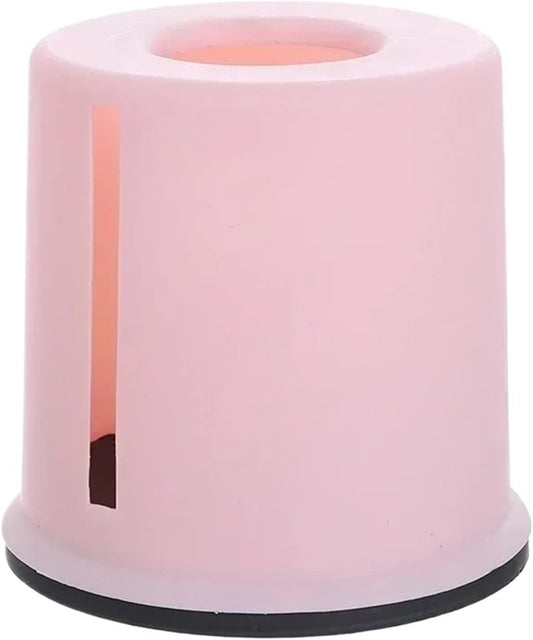 1Pcs Household Solid Color Tissue Box Round Pumping Cylinder Multifunctional Toilet Roll Paper Storage for Bathroom(Pink)