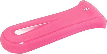 Lodge Silicone Deluxe Hot Handle Holder - Dishwasher Safe Hot Handle Holder Designed for Lodge Cast Iron Skillets - Reusable Heat Protection Up to 500° - Roller-Disco Pink