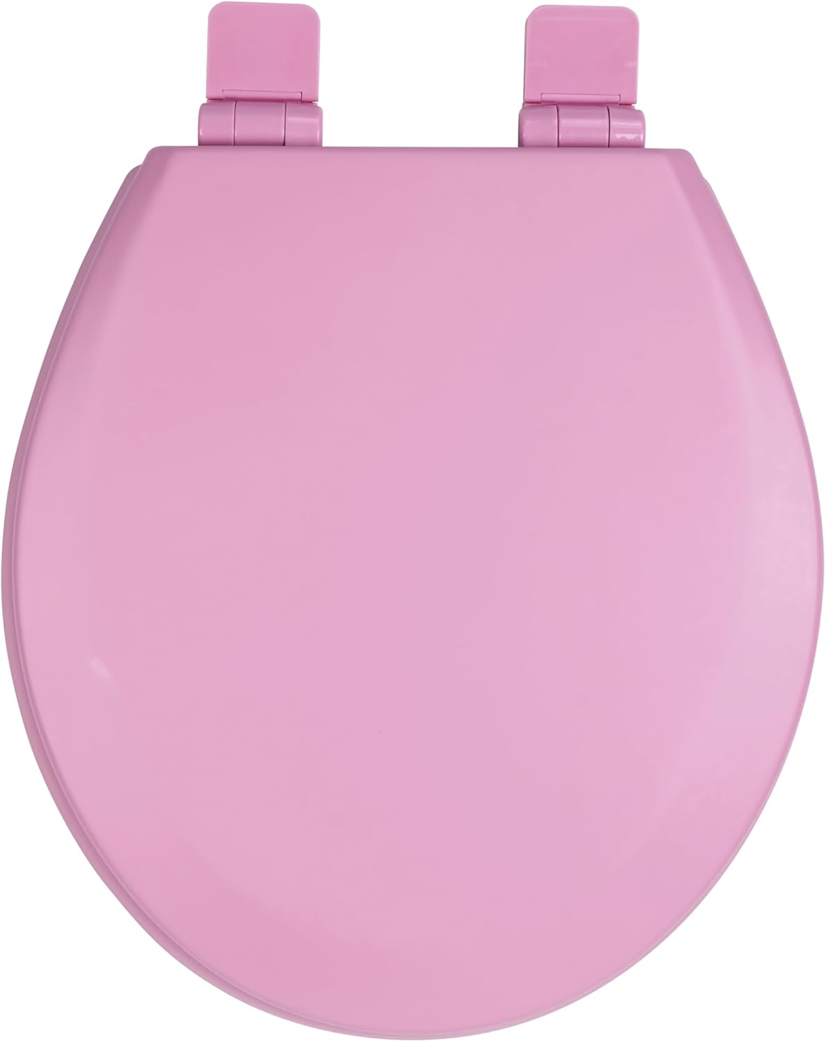 Toilet Seat, Slow Close, Soft Touch, Ultra-Smooth Matte Finish (No Orange-Peel Texture), Premium Moulded Wood, Quick Release, PIKLiDS (Pink, Round)