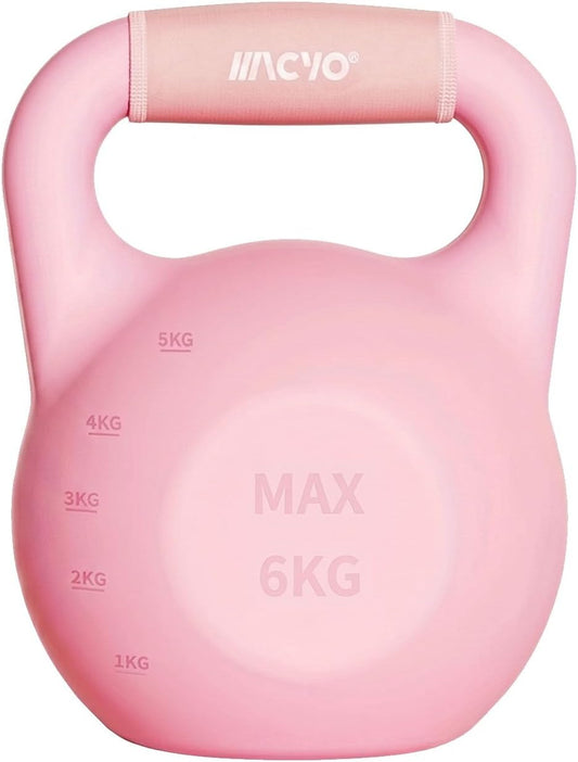 Soft Kettlebells, Strength Training Kettlebell with Wide Non-Slip Handle, Sea and Iron Sand Filled Kettle Bell with Soft-Sided Cushioned Base for Home Workouts, Ideal for Men, Women