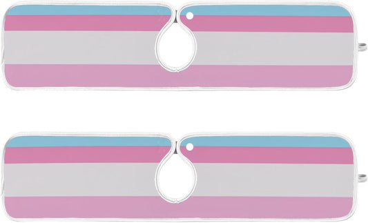 faucet mat with for kitchen sink Prevents Moisture hangable mats for kitchen sink for Kitchen Bathrooms 30”--Pink and Light Blue Straight Stripe Pattern