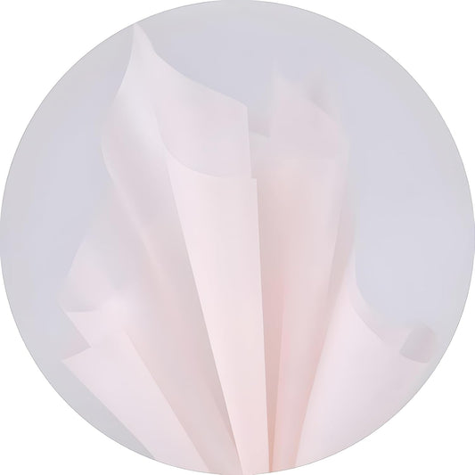 96 Sheets Tissue Flower Wrapping Paper Cotton Wrapping Flower Paper Withdrawable Lining Paper Non-woven Waterproof Floral Bouquet Wraps For Florist Packaging Arrangement (Peach Pink)