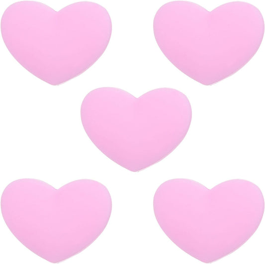 Tennis Racket Vibration Dampener Soft Silicone Racket Shock Absorber for Tennis Racquet String - Heart Shaped