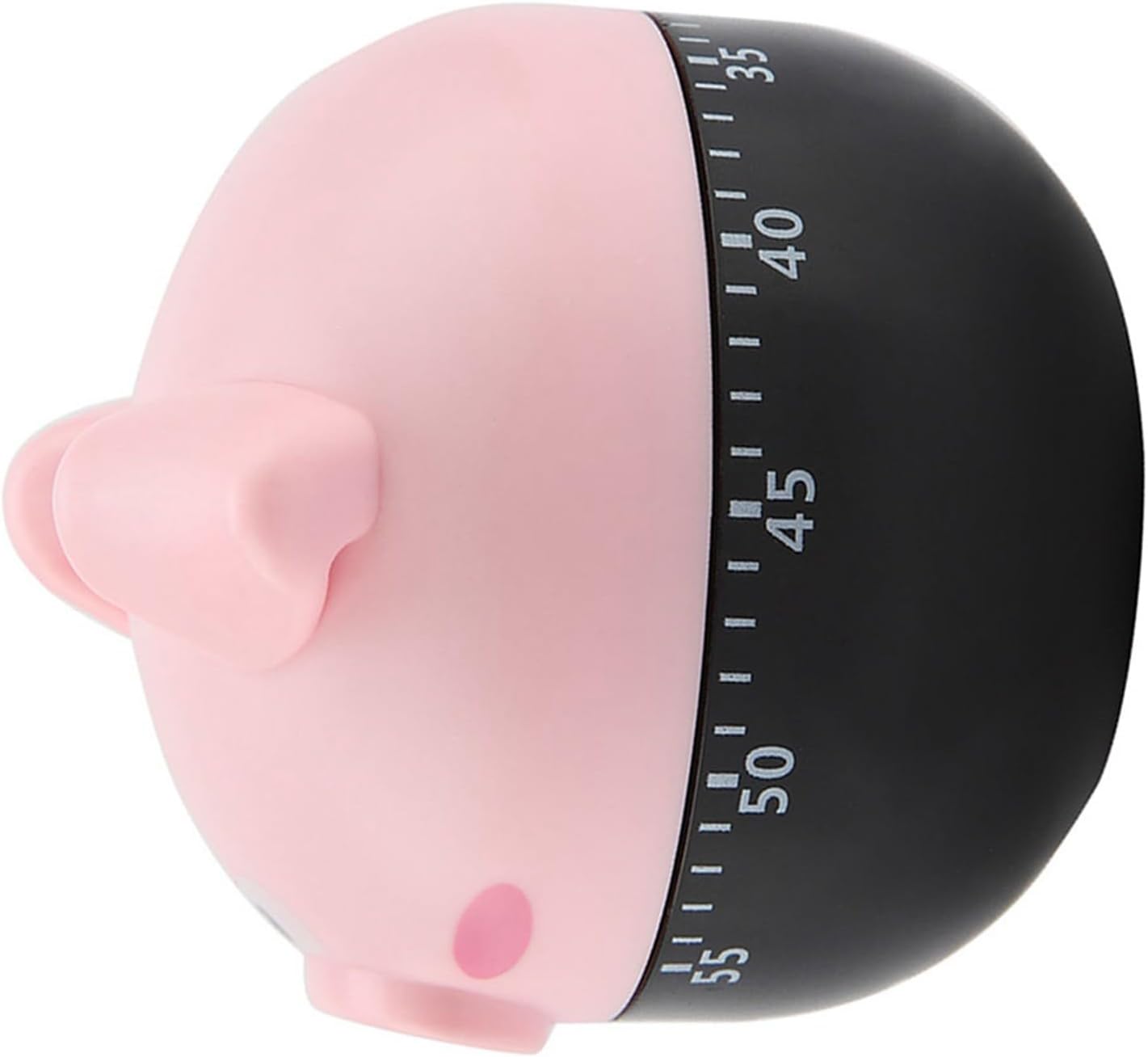 Cute Cartoon Pig Kitchen Timer Mechanical Timers Counters for Cooking Timing Tool Portable Alarm Clock Kitchen Cooking Tool Cooking Mechanical Home Decor Counter (Pink)