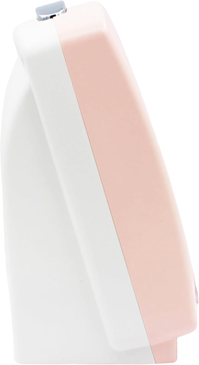 SEIKO QHP012PLH Non Ticking Melodies and Bedroom Alarm Clock, Pink, 4.7 x 5 Inches