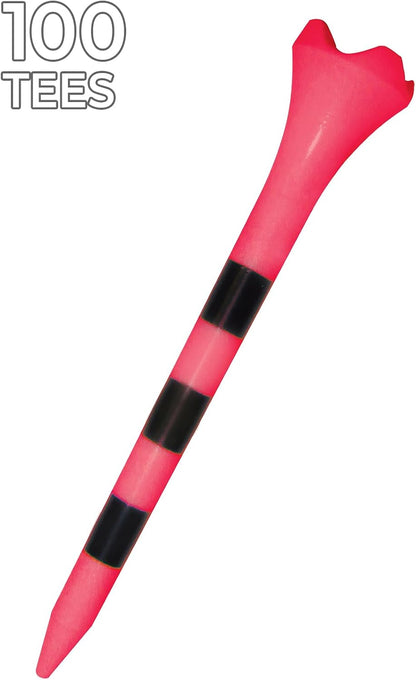 3-1/4" Pride Performance Golf Tee Striped, 100 Count